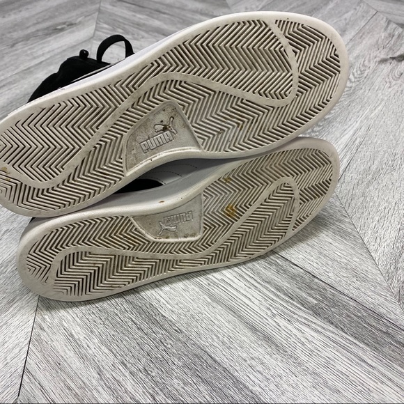 Puma | Men’s Smash V2 Mid Black Sneakers Size 8.5 - Picture 7 of 8